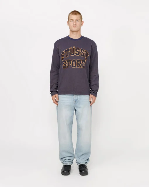 2 TONE COTTON MESH CREW