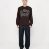 2 TONE COTTON MESH CREW