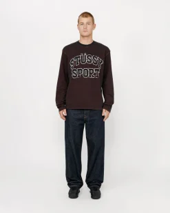 2 TONE COTTON MESH CREW