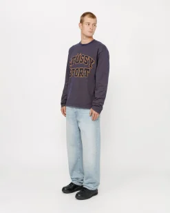 2 TONE COTTON MESH CREW