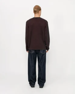2 TONE COTTON MESH CREW