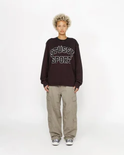 2 TONE COTTON MESH CREW