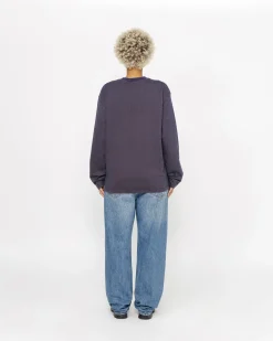 2 TONE COTTON MESH CREW