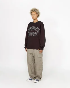 2 TONE COTTON MESH CREW