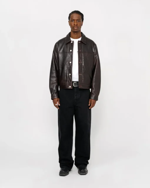 TRUCKER JACKET LEATHER