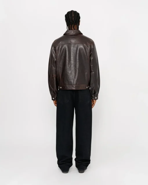 TRUCKER JACKET LEATHER