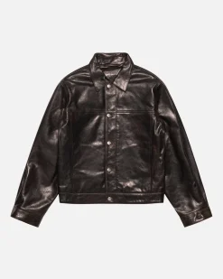 TRUCKER JACKET LEATHER