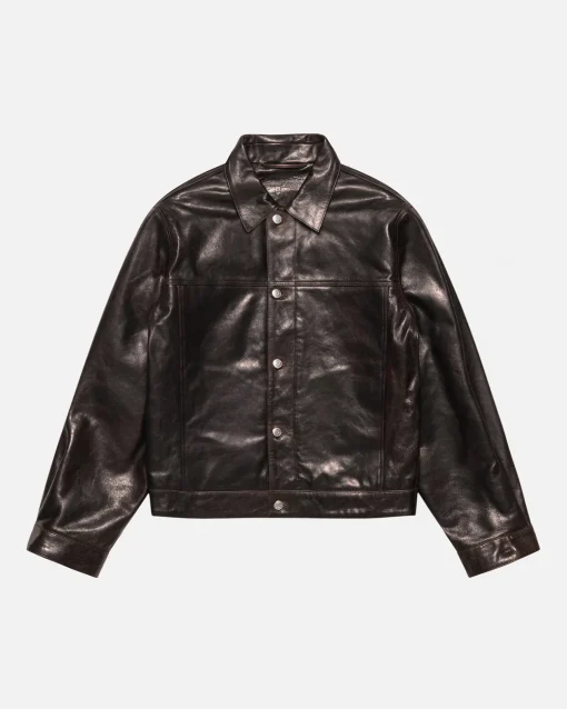 TRUCKER JACKET LEATHER