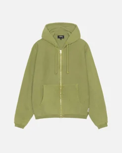 WAFFLE LINED ZIP HOODIE