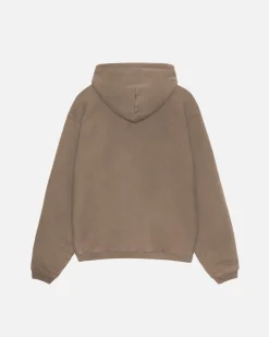 WAFFLE LINED ZIP HOODIE