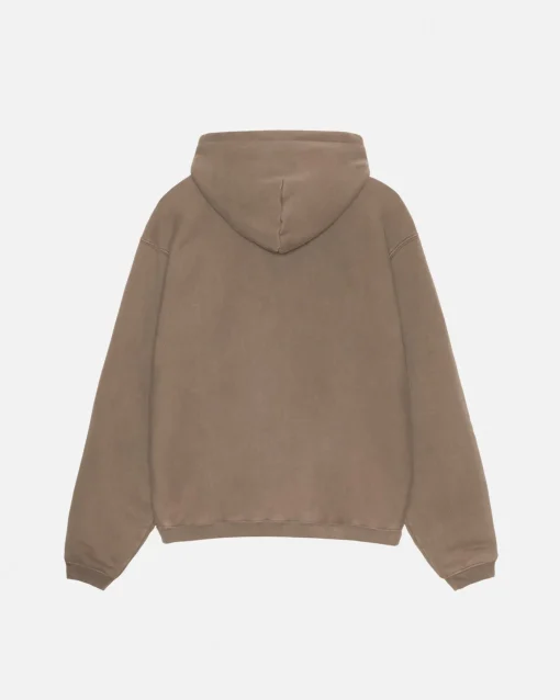 WAFFLE LINED ZIP HOODIE