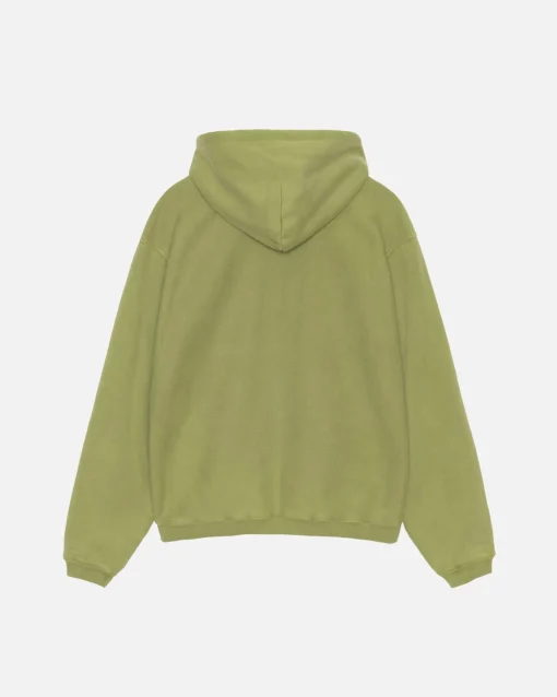 WAFFLE LINED ZIP HOODIE
