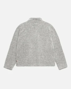 WOOL BLEND SHERPA PULLOVER