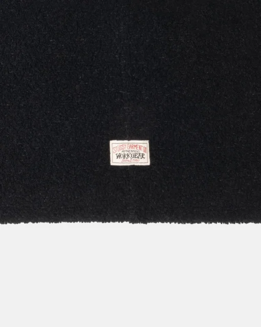WOOL BLEND SHERPA PULLOVER