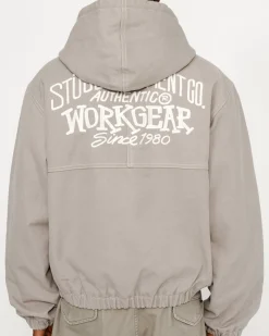 WORK JACKET CONTRAST STITCH