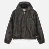 WORK JACKET STONEWASH LEATHER